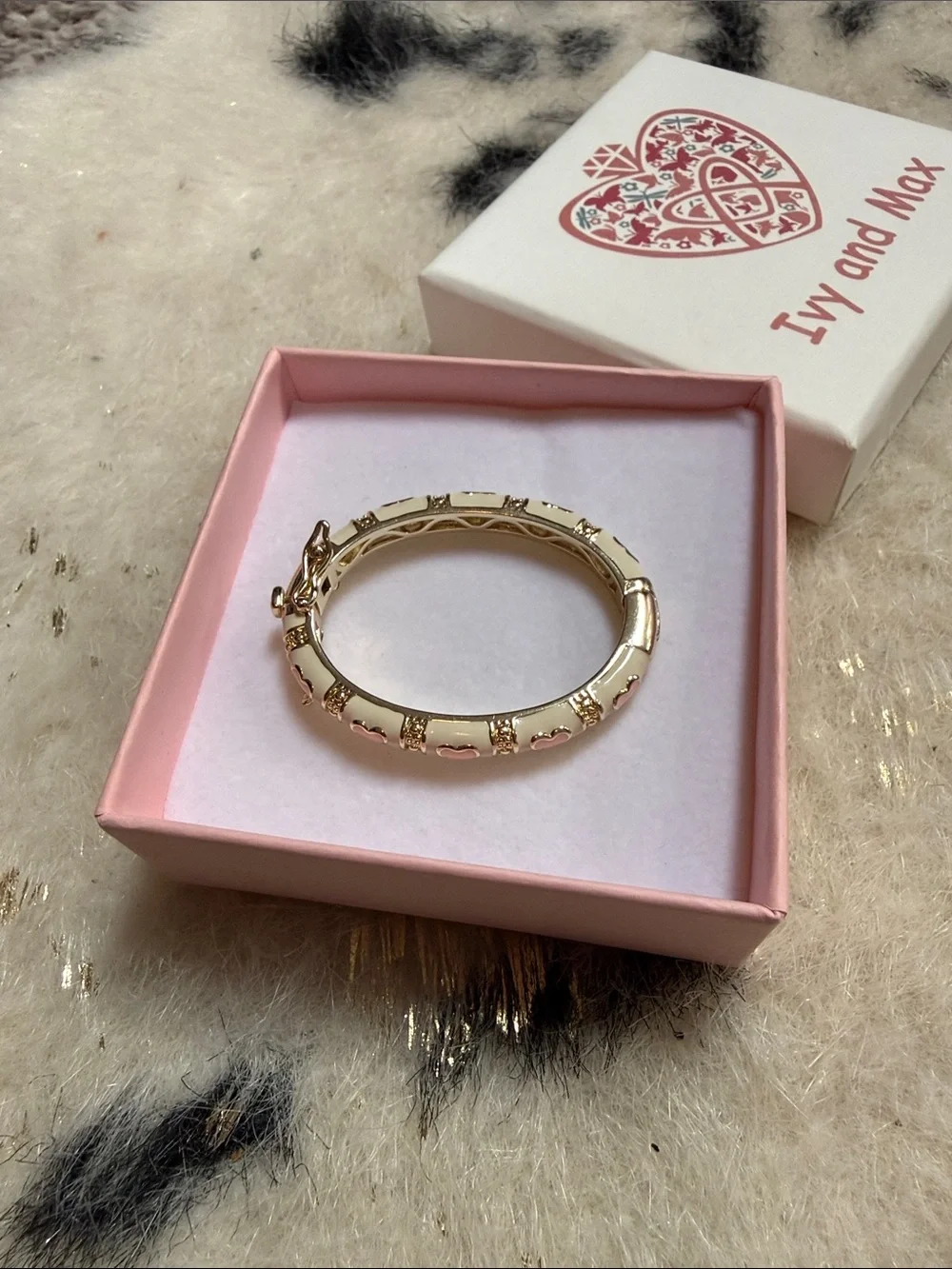 Ivy and Max gold plated
